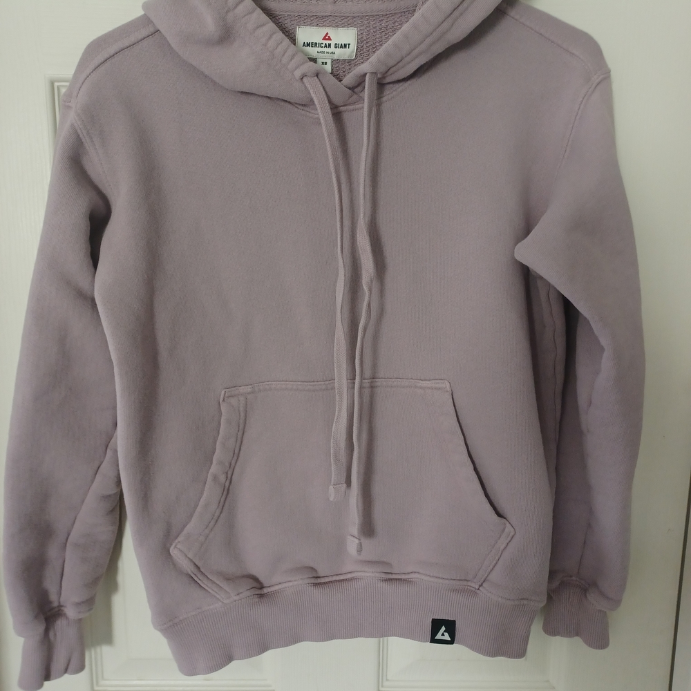 American Giant Lavender Hoodie